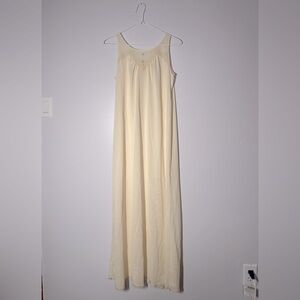 NF vintage sears cream full length nighty size medium
